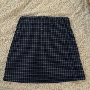 urban outfitters plaid mini skirt